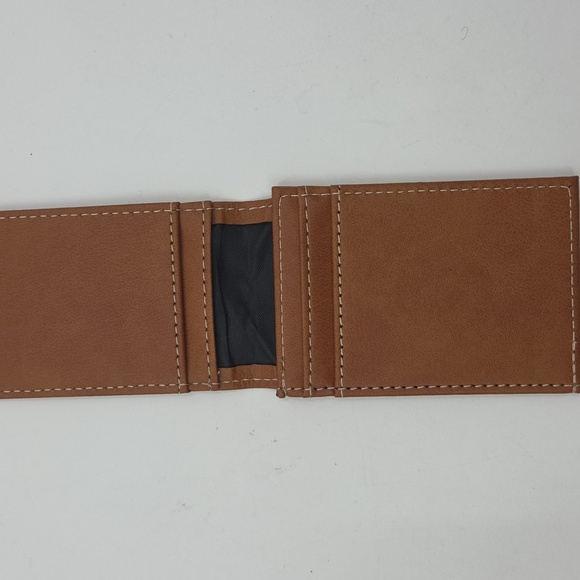 Green Bay Packers Brown Leather Card Holder - Picture 10 of 16